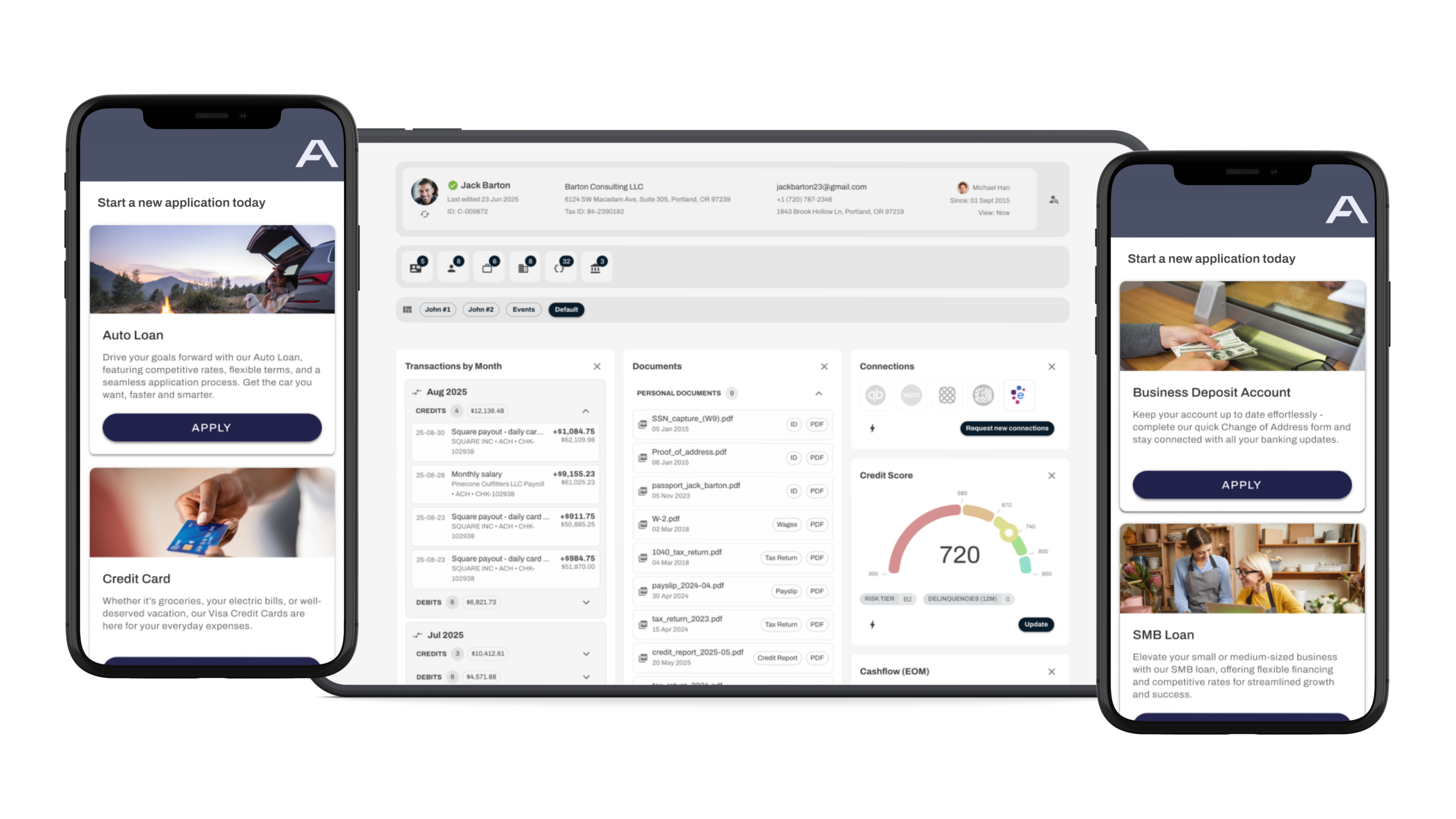 Screenshots of Ascent